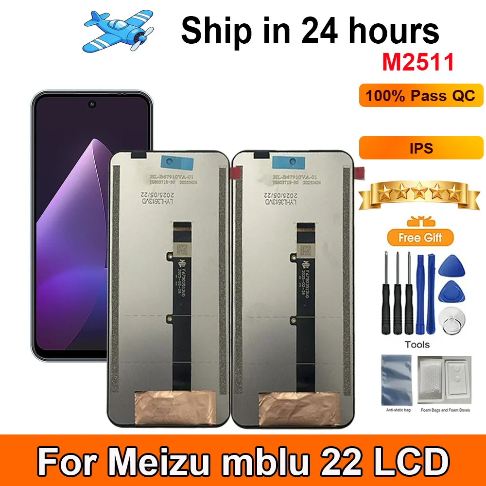 

6.79"Screen For Meizu Mblu 22 LCD Display Touch Panel Digitizer Assembly Replacement For Meizu Mblu 22 LCD M2511