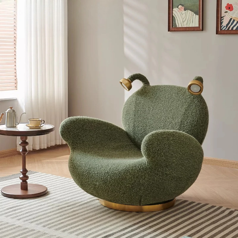 

Internet celebrity single sofa chair, dressing stool