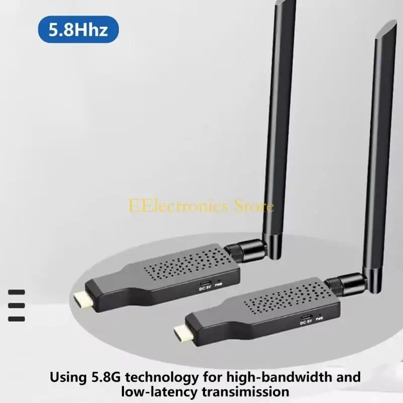 B03C مرسل إشارة HDTV بسلاسة جهاز إرسال HDTV لاسلكي طويل المدى موسع الفيديو للاستخدام المنزلي والمكاتب