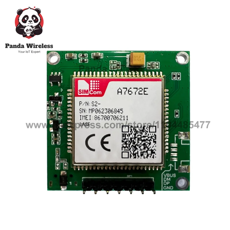 SIMcom A7672E-LASE 4G CAT1 Core Board A7672E-LASE Development Board TTL Serial Port,support Data+voice 1pcs