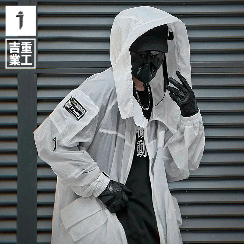 11bybb\'s DARK 2024 Summer Sun Protection Jacket Coat Hip Hop Streetwear giacche funzionali ultrasottili per la protezione solare Top Techwear