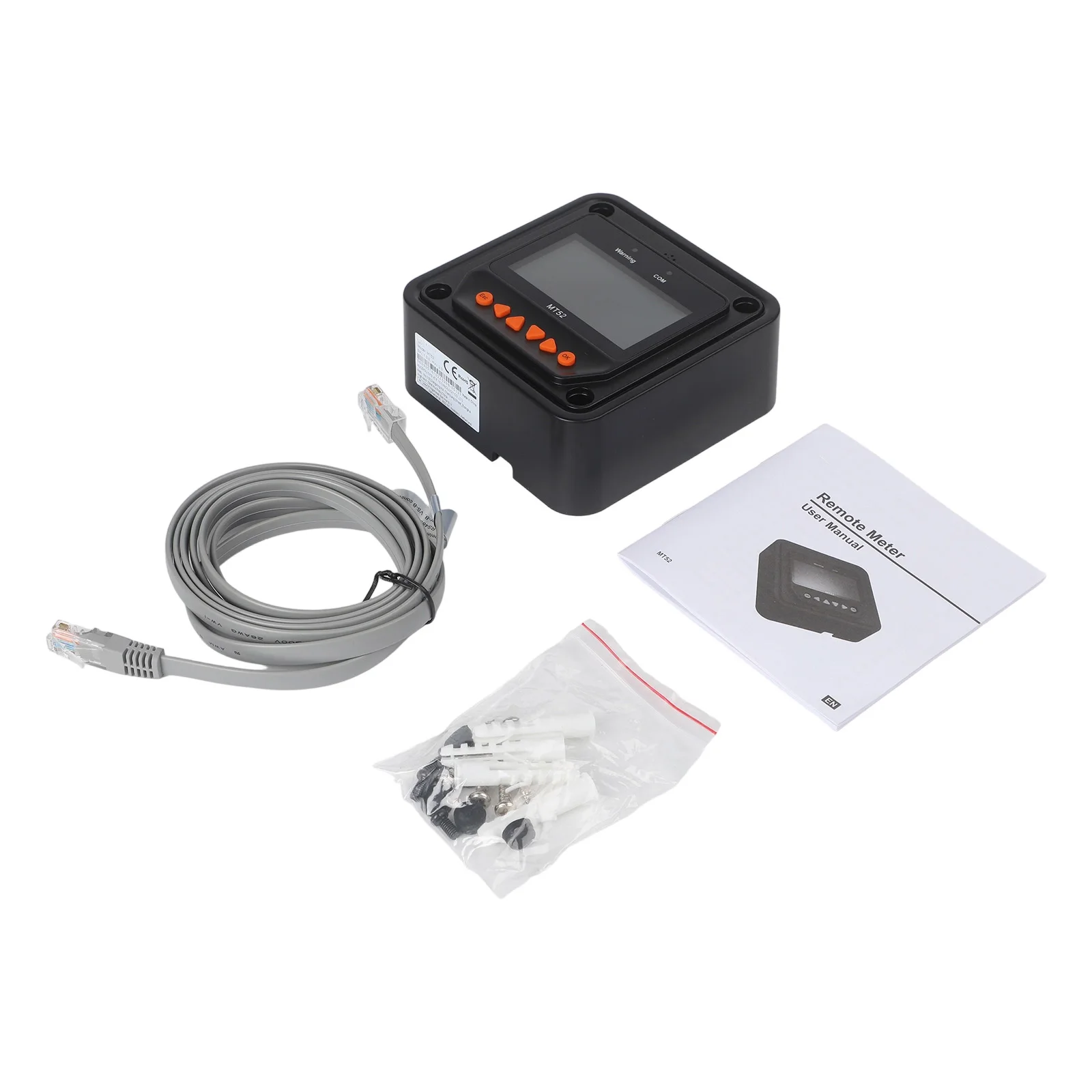 MT52 Instrument Accessory for RS485 Cable for EPEVER Solar Controller Enabling Remote Control and Data Display Functions