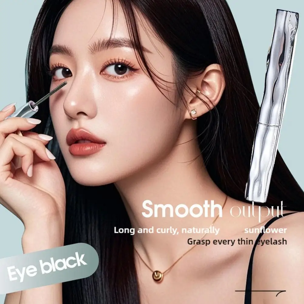 Natural Black Curling Mascara Long Lasting Waterproof Thicken Smudgeproof Cosmetic Makeup Tubing Eye Curly Mascara Lash K7F0