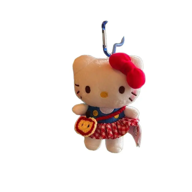Sanrio Filling Doll Toys Hello Kitty Cartoon Plush Soft Backpack Pendant Kawaii Creative Ornament Cute Birthday Gift for Girls