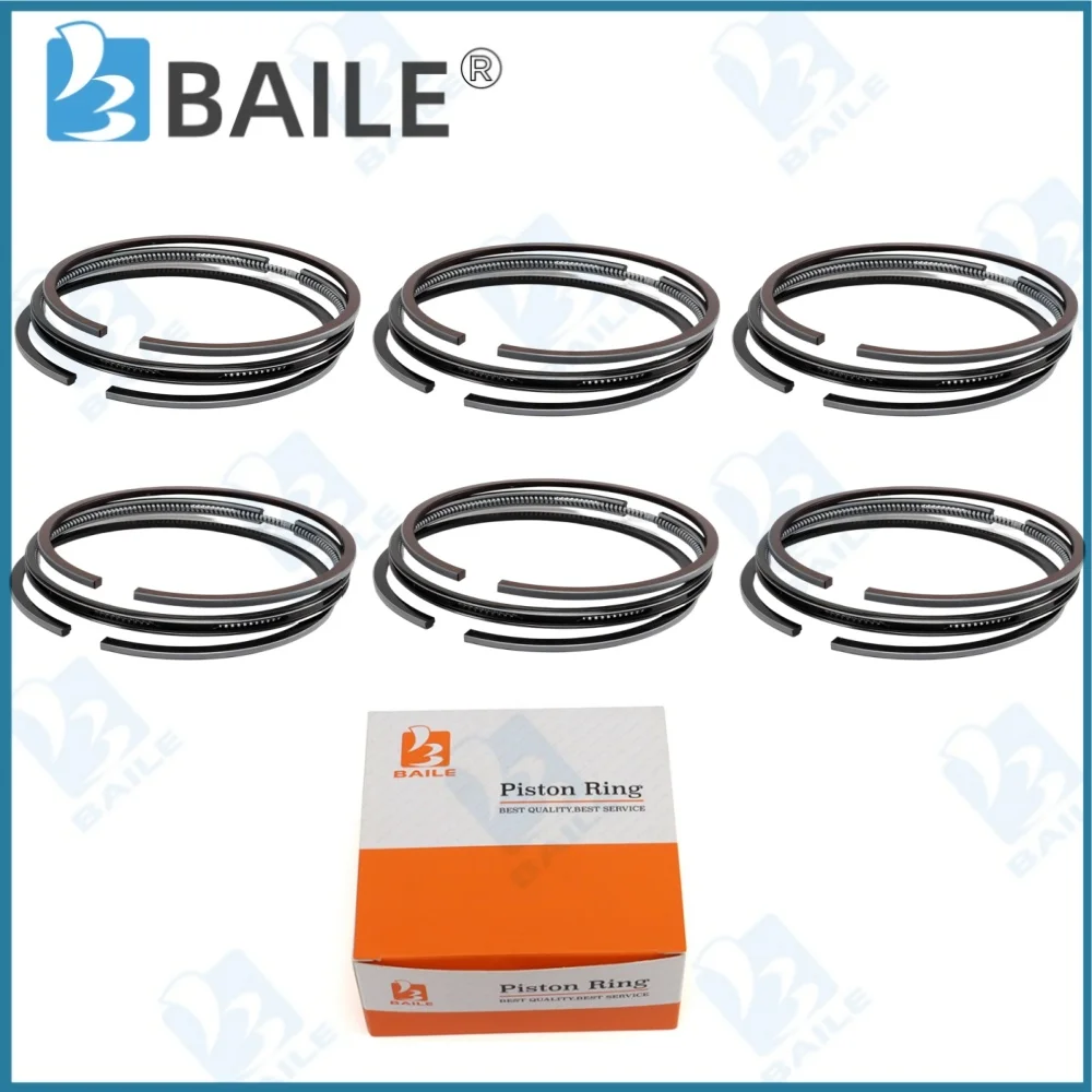 6-Cylinders 6204-31-2200 Piston Ring For Komatsu 4D95 4D95L 6D95 4-cylinders 95*2+2+4mm 6204-31-2203 18240/SDK04-031 6205-31-220