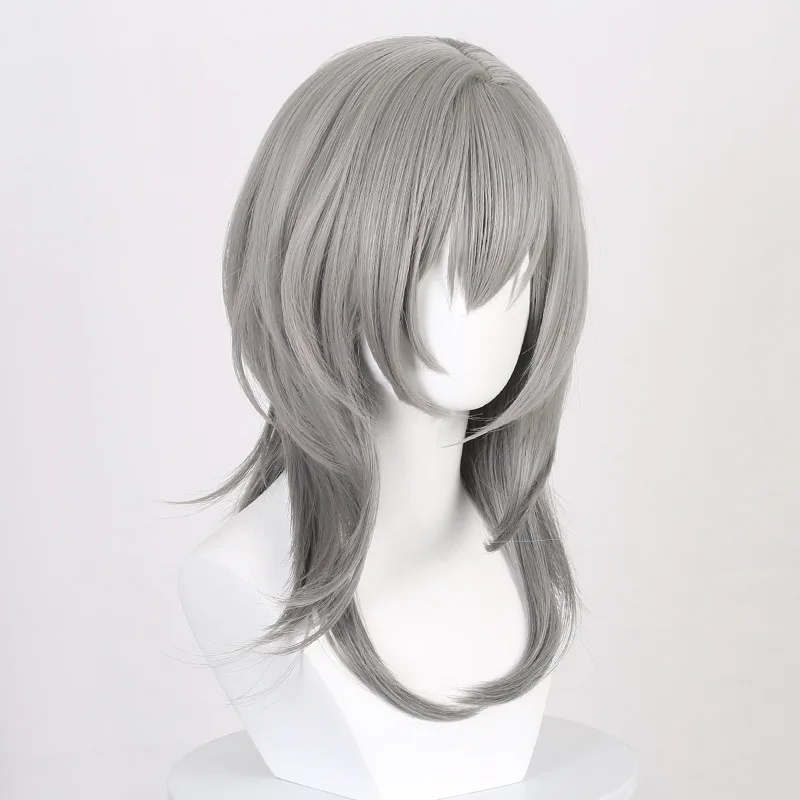 파이오니어 코스프레 가발 원신 임팩트 스타 레일 남녀 주인공 코스프레 가발 사실적인 두피 탑