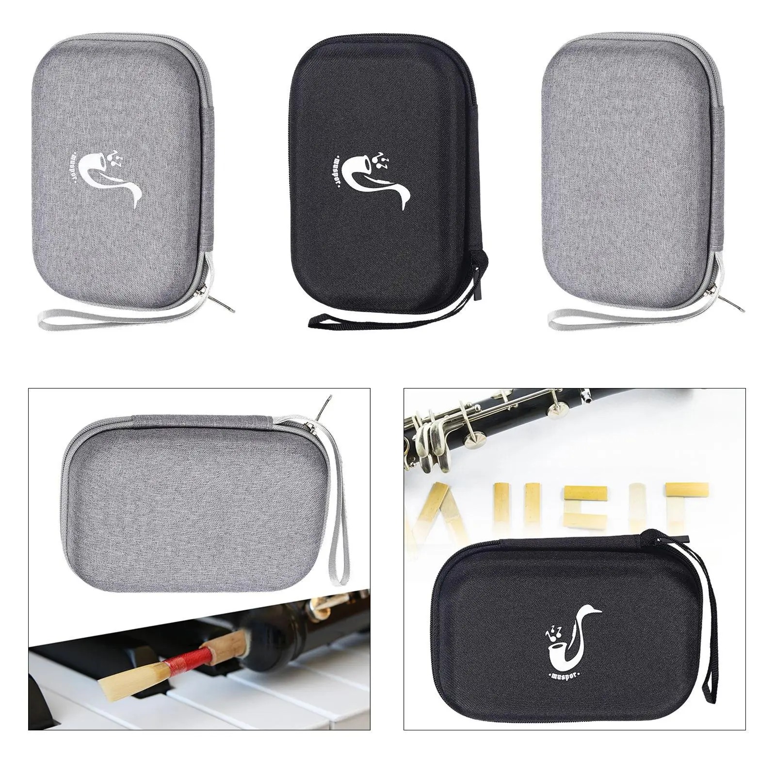 Saxophone Reeds Case Musical Instrument Accessories Storage Box Reed Case Storage Holder for Sax Alto Clarinet Instrument Accs