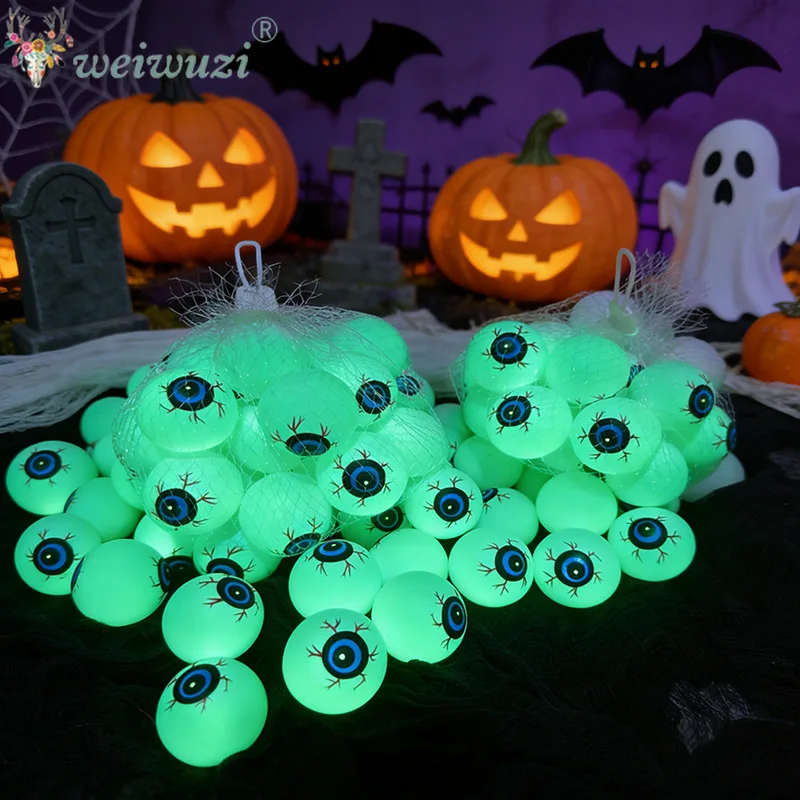Halloween Costume Props Luminous Eyeball Cosplay Costume for Haunted House Party Scene Layout Horror Themed Hanging Decorations