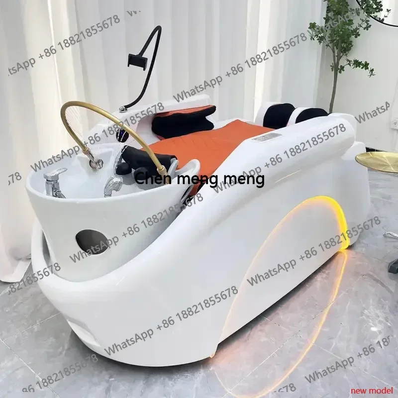 AB03Luxury Electric Intelligent Salon Shampoo Chair Professional Beauty Therapy Japanese Head Spa Massage Table Bed