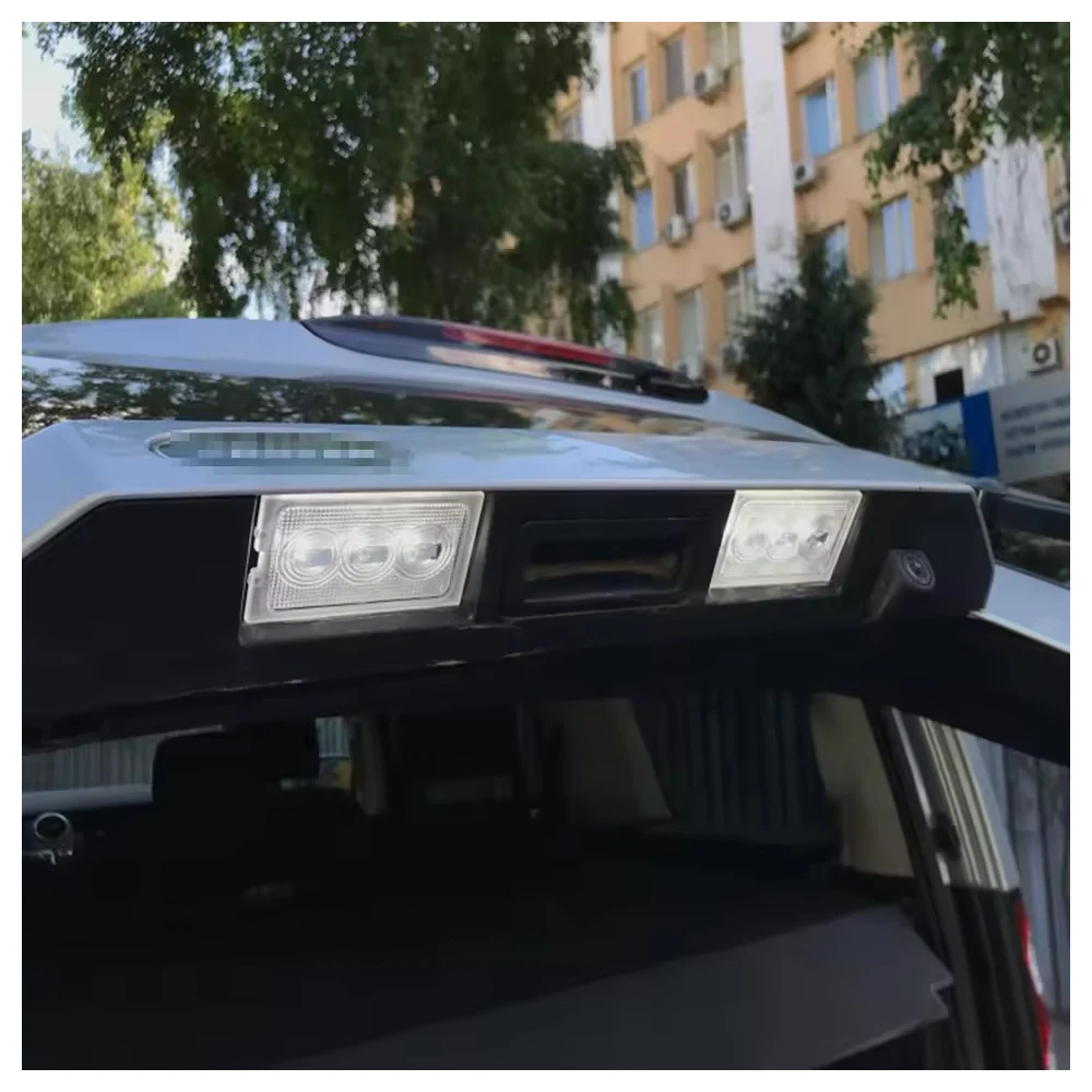 XFC500040  2Pcs LED License Number Plate Light For Land Rover Discovery 3 4 Freelander 2 Range Rover Sport L320