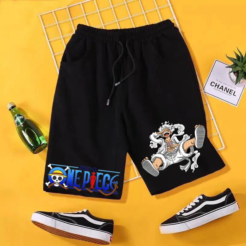 

"Ван-Пис" 5-й сезон: шорты Луффи в форме "G5 Ника" с короткими рукавами и шорты с изображением солнечного бога из "Земли Богов"