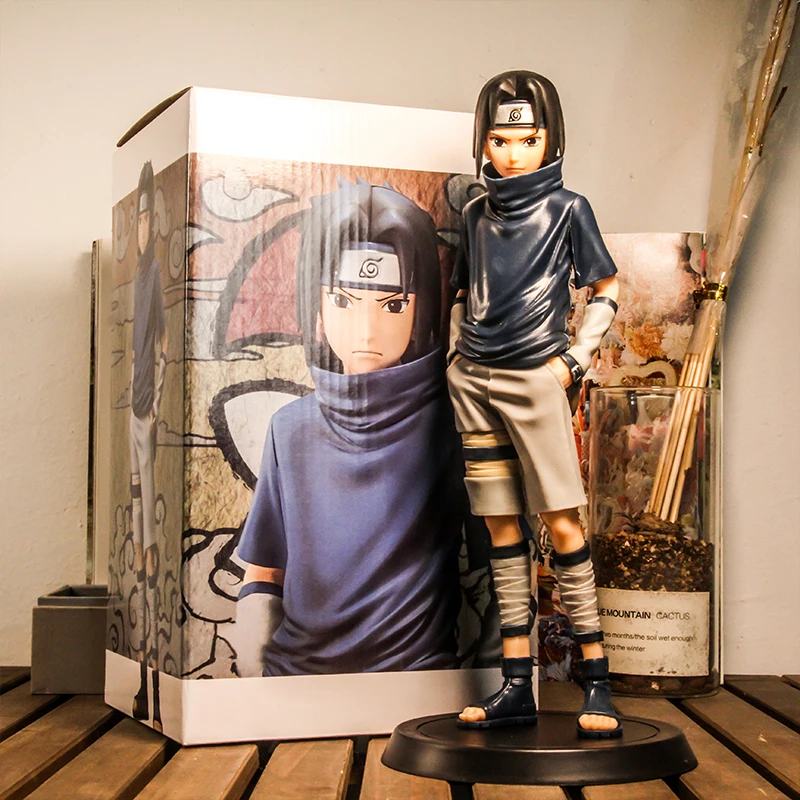 Bandai-Figurine NarAAFigure Japonaise Authentique pour Garçon, Uchiba, Itachi, Manji, Sasuke, Ornement, Cadeau d'Anniversaire, Anime