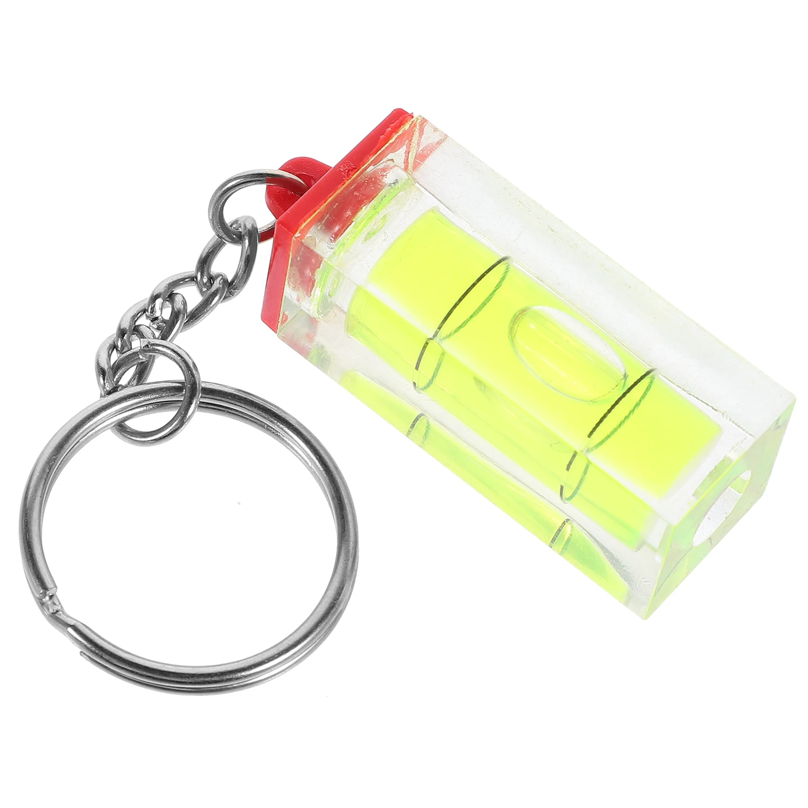 

High Precision Small Bubble Level Keychains Lightweight Practical Keychain for Car Keys Wallet Chain Camper Pocket Level Key