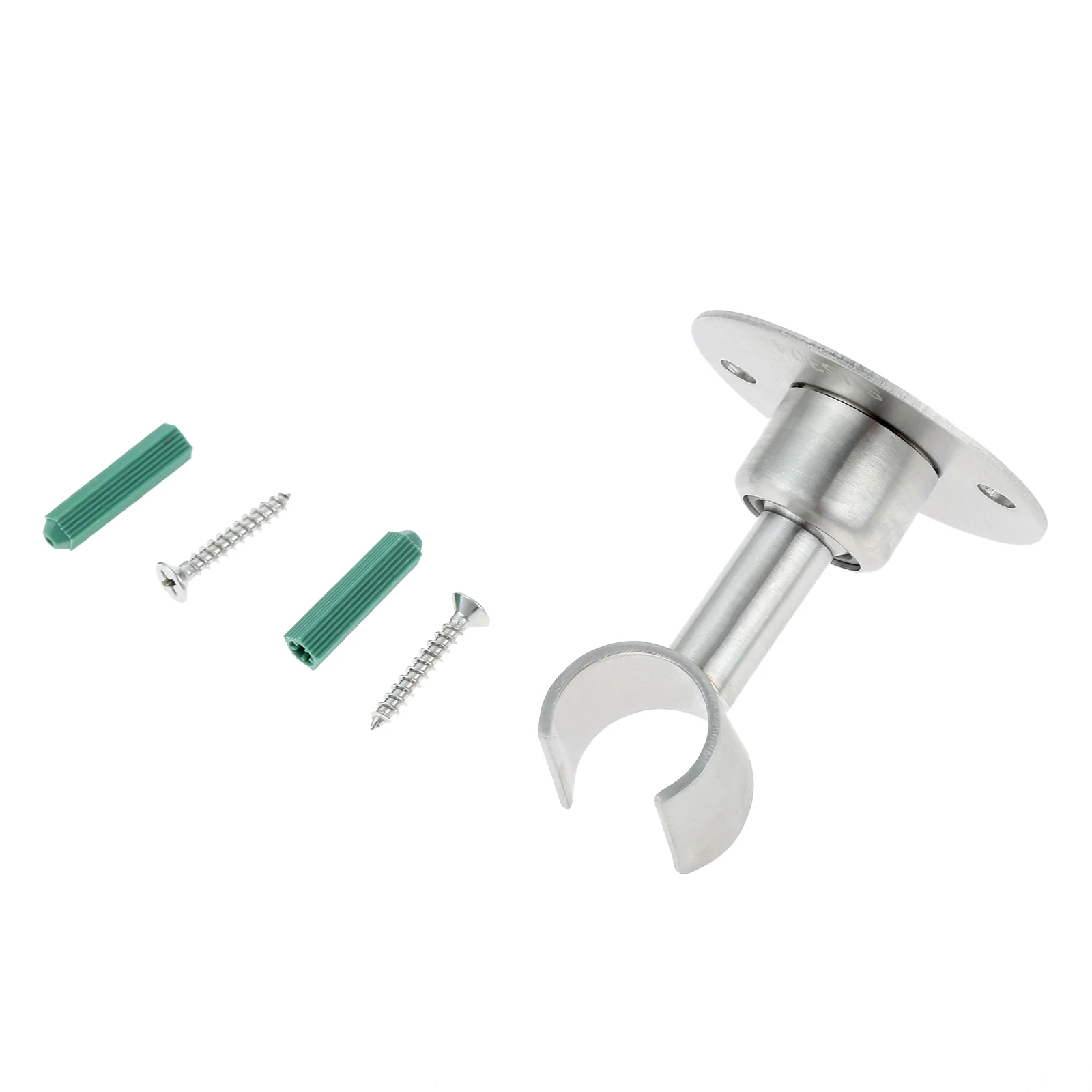 ที่วางฝักบัวฝักบัวสแตนเลสสตีลที่จับที่วางหัวฝักบัวอาบน้ำแบบมือถือปรับได้360 ° ที่จับติดผนังที่วางสเปรย์อาบน้ำในห้องน้ำ