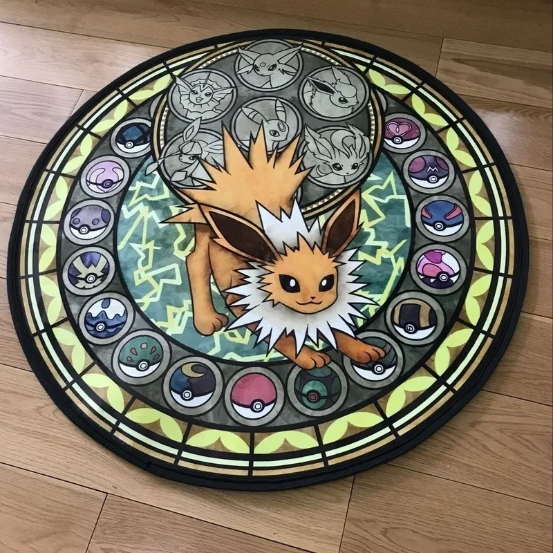 40/60cm Pokemon Cushion Pillow Eevee Cute Anime Mewtwo Carpet Bathroom Non-slip Mat Kawaii Chair Cushion Gift for Children Kid