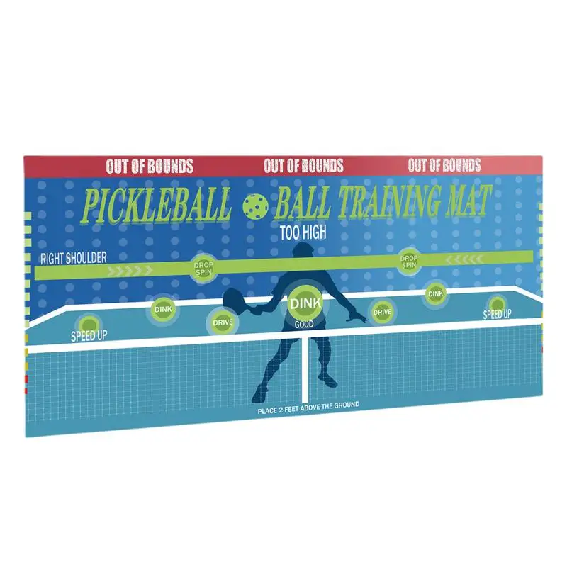 

Pickleballs Тренировочное оборудование Клейкие Pickleballs Тренировочный коврик Pickleballs Dink Pad Портативные Pickleballs Тренировочный отбойник