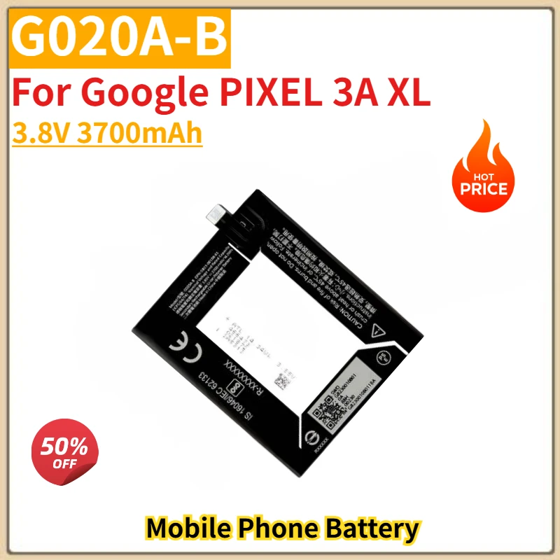 High Quality G020A-B Mobile Phone Battery 3.8V 3700mAh For Google PIXEL 3A XL Brand New Replacement Battery