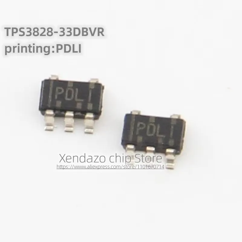 5pcs/lot TPS3828-33DBVR TPS3828 Silk screen printing PDLI PDII SOT23-5 package Original genuine Timer chip