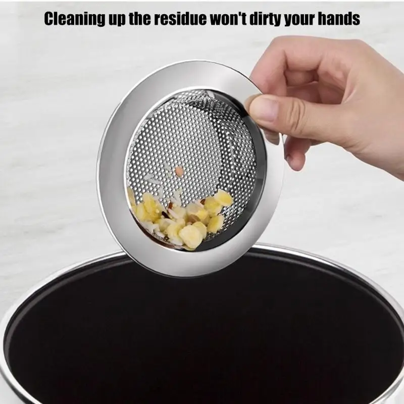 

652F 3Pcs Stainless Steels Kitchen Sink Strainers Filter Basket Sink Debris Catcher for Efficient Draining Rustproof