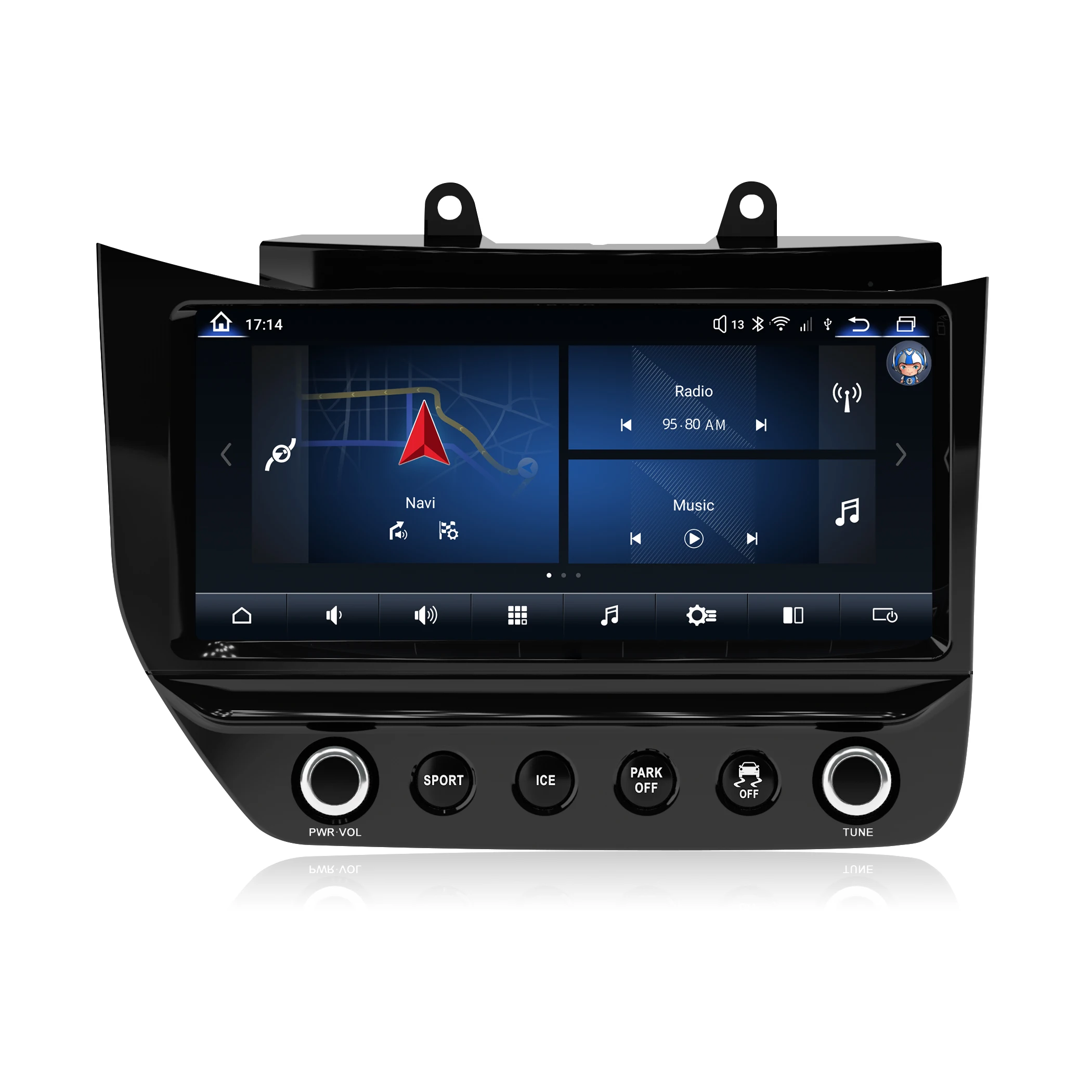 Qualcomm Carplay Android12 Car GPS Navigation For Maserati GT/GC Gran Turismo Multimedia Player Headunit Auto Carplay