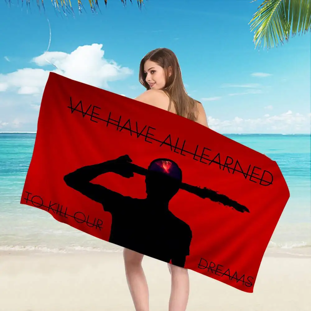 Twenty One Pilot Band Big Microfiber Beach Towels Quick Dry Towel Sand Beach Towels Pool Towel For Travel Swim Pool Yoga