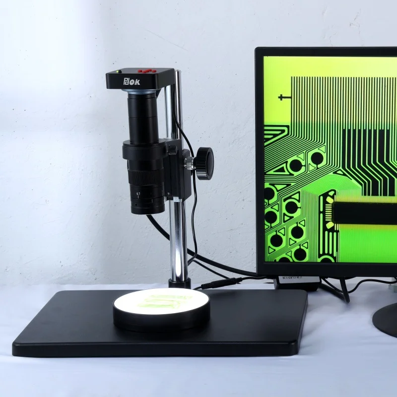 Microscope Bottom LED Light for Stereo Digital Binocular Microscope Adjustable Brightness Bottom Supplementary Light Source Lamp