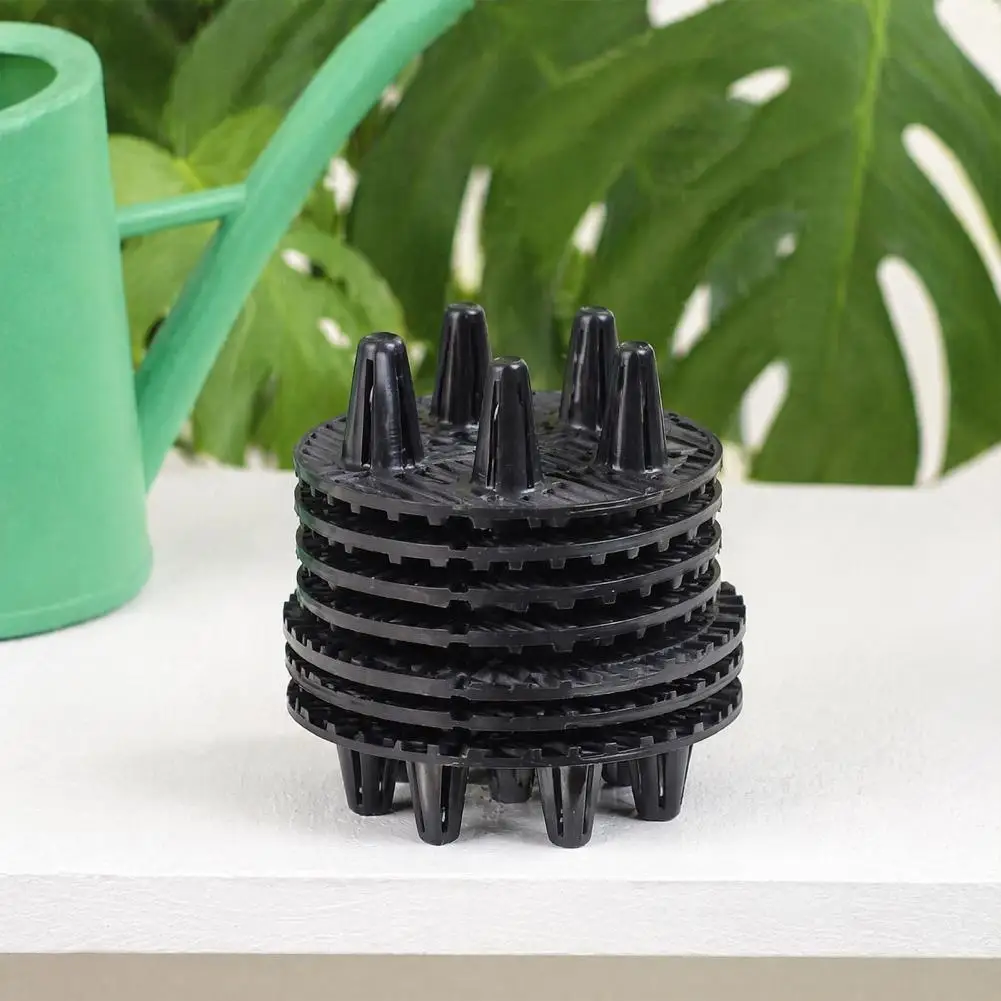 Air Circulation Pot Grids 10pcs Heavy Duty Plant Risers Plastic Planter Elevators Flower Pot Supports for Drainage for Planters