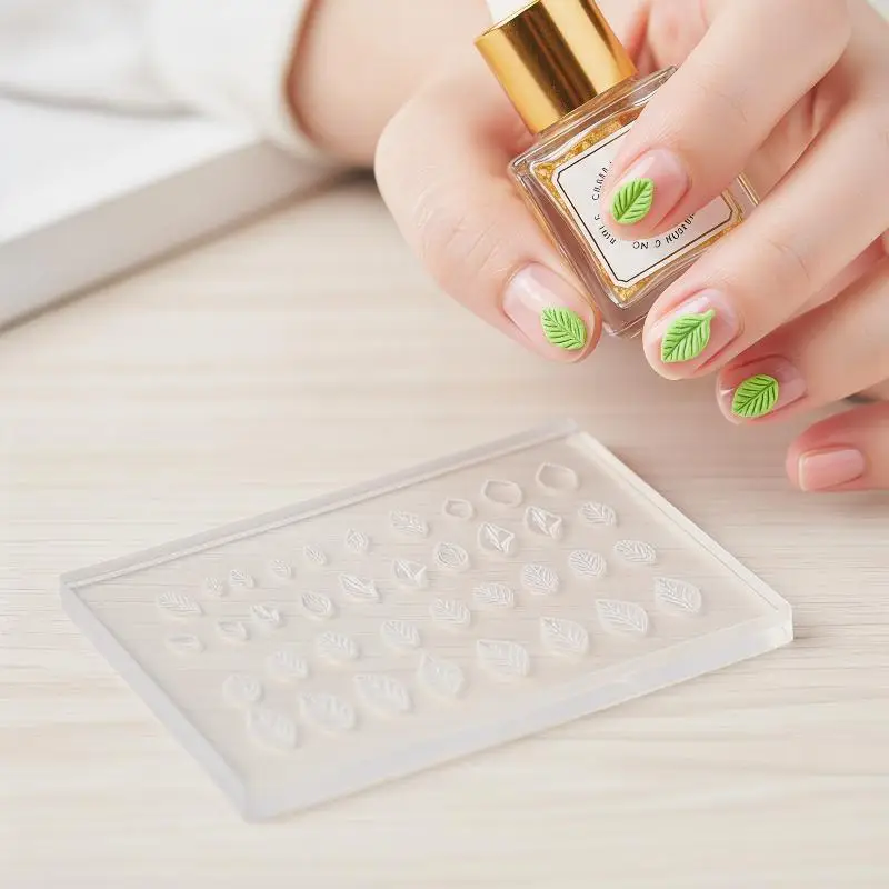 Precision Mini Flower Leaf Mold for Beautiful DIY Silicone Nail Art