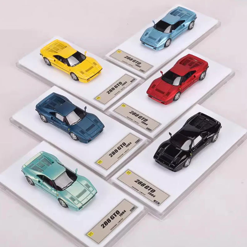 

DMH 1:64 Scale 288 GTO 1984 Resin Simulation Car Model Collection Display Ornament Toy Gift