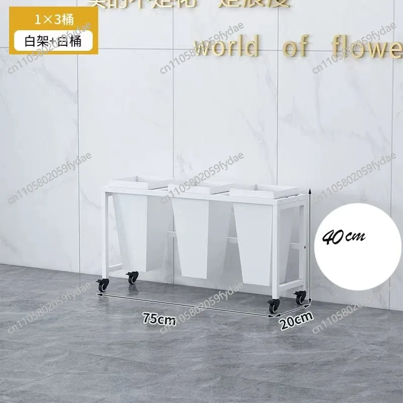 Mobile Display Solution: Wrought Iron Multi-Tier Stand for Flowers, Shop Merchandise & Wedding Decor.