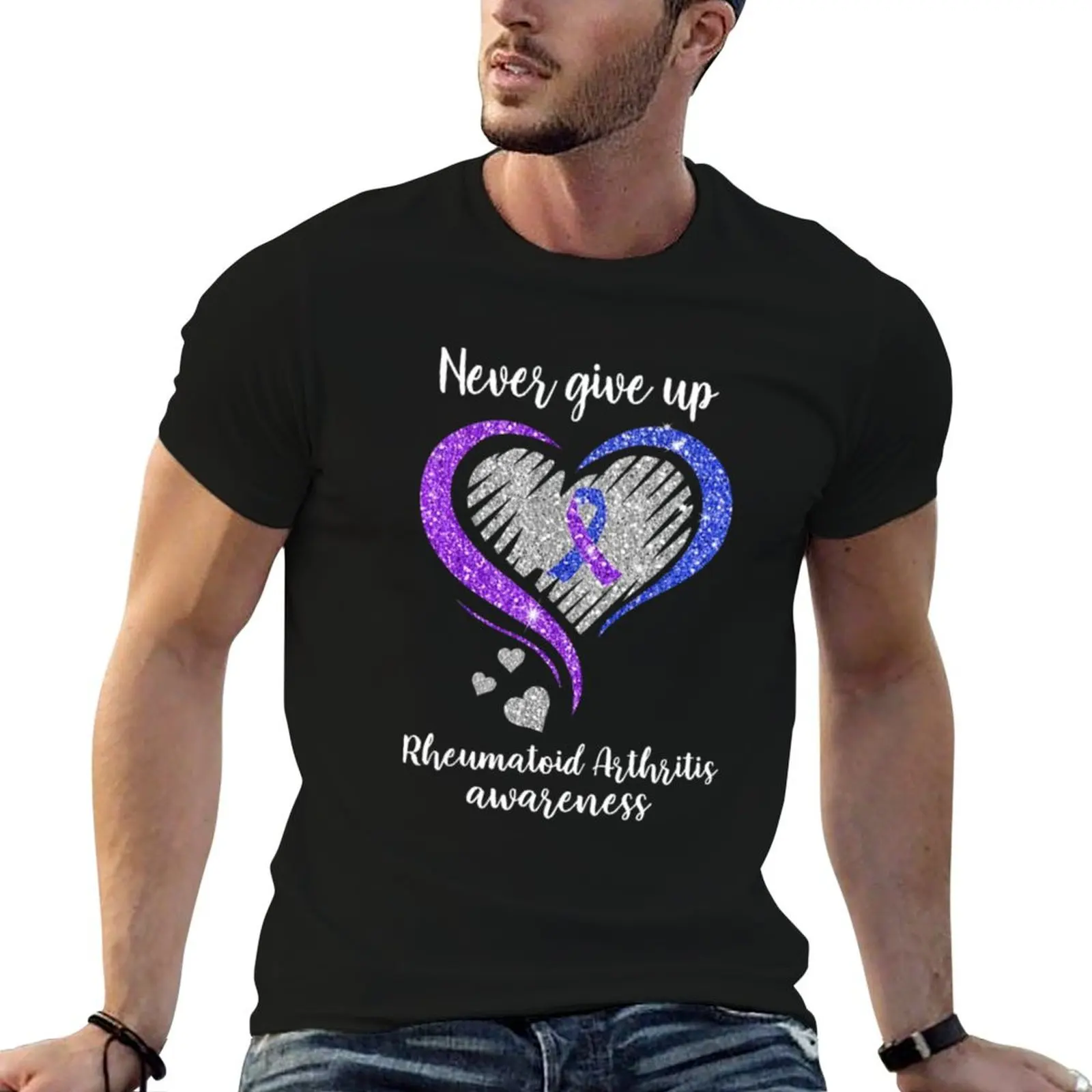 Rheumatoid Arthritis Awareness T-Shirt Breathable Travel T-Shirt