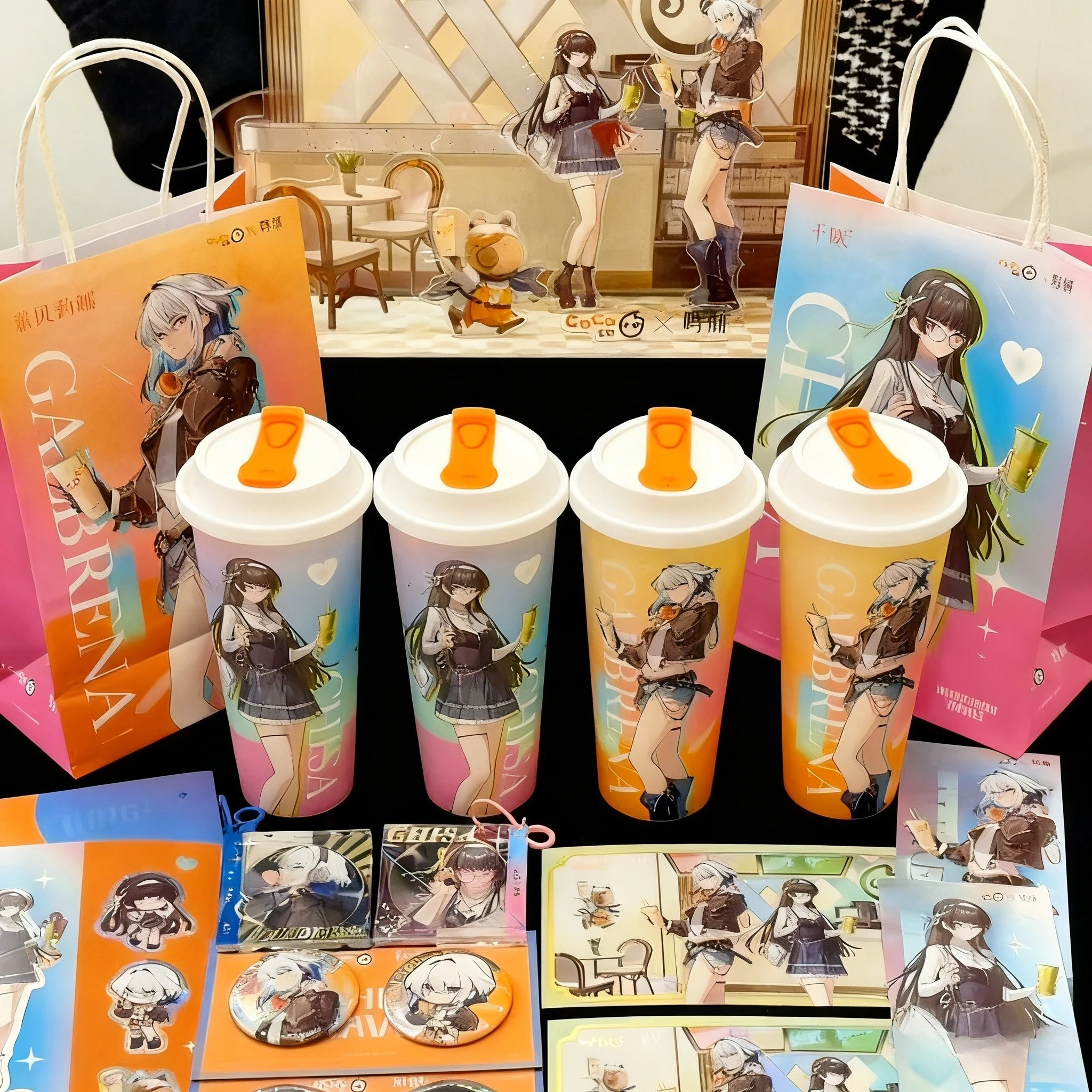 

Official CoCo X Wuthering Waves Collaboration Gabrielina Chisaki Anya Character Merch Laser Ticket Standee Authentic Gamer Gift