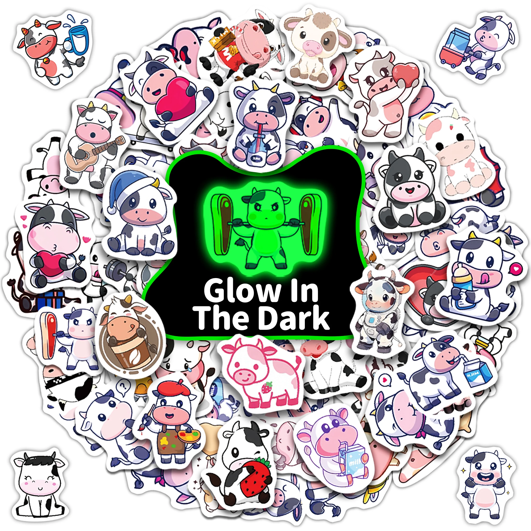 93 Pcs Cow Water Bo… - image