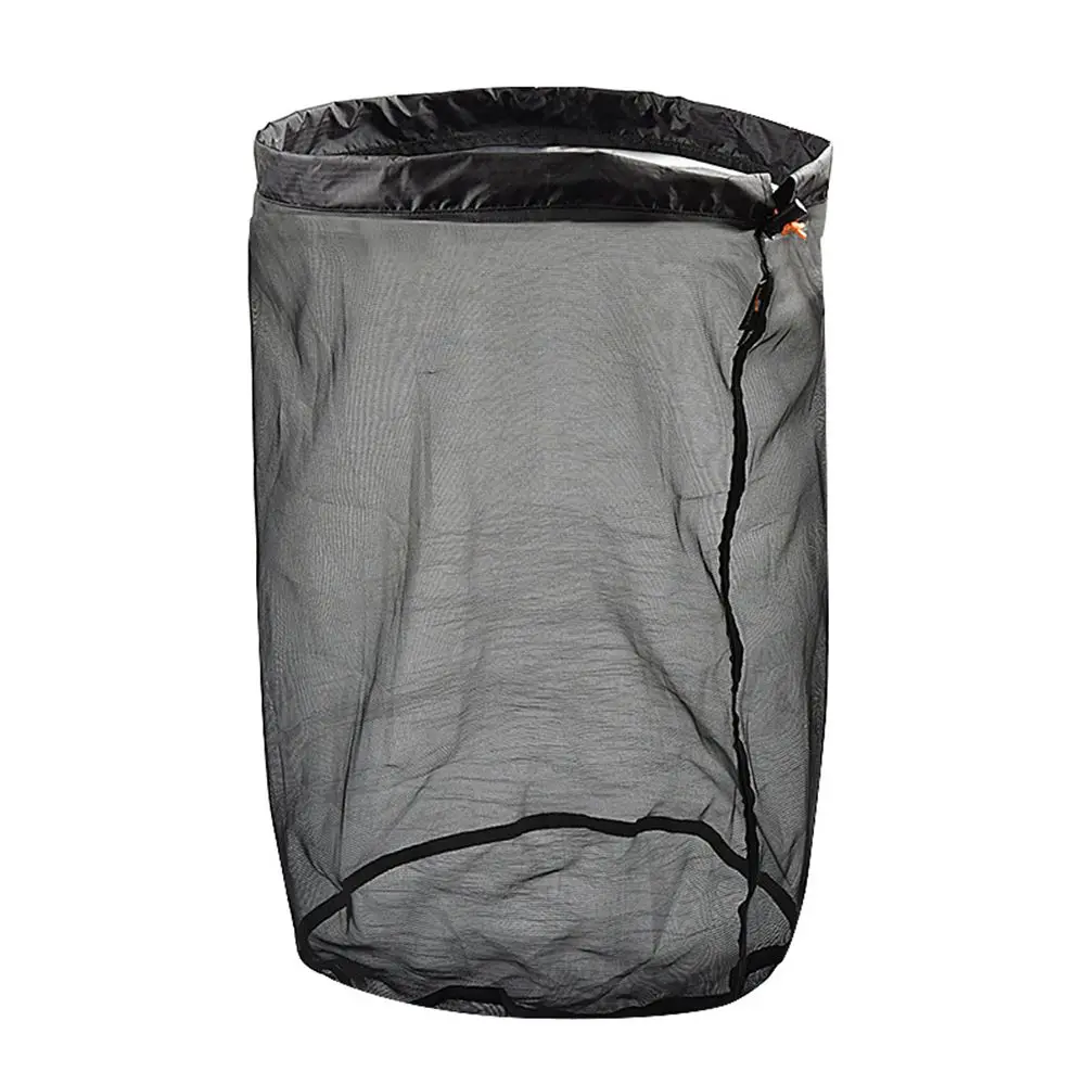 

Outdoor Compression Bag Camping Climbing Finishing Stuff Sack Mesh Storage Bag Wash Net Bag Travel Storage Bag Drawstring Bags
