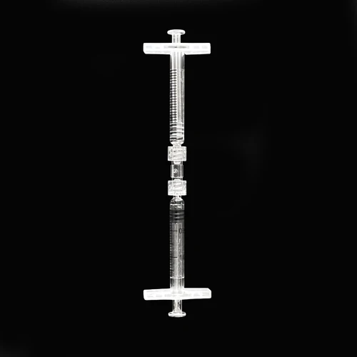 Imagen 2 del producto Adaptador Luer Lock estéril médico de doble hélice a prueba de fugas, conector de jeringa de plástico transparente, 10-100 Uds.