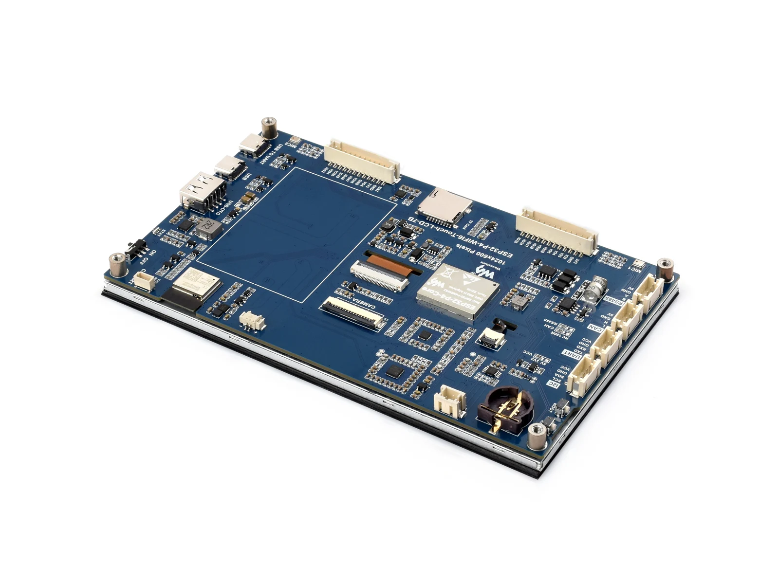 ESP32-P4-WiFi6 لوحة عرض تعمل باللمس 7 بوصة - ثنائي النواة RISC-V، 32 ميجابايت PSRAM، صوت AI، CAN/RS485، Wi-Fi 6/BT5، لـ HMI & Edge AI Pr #5