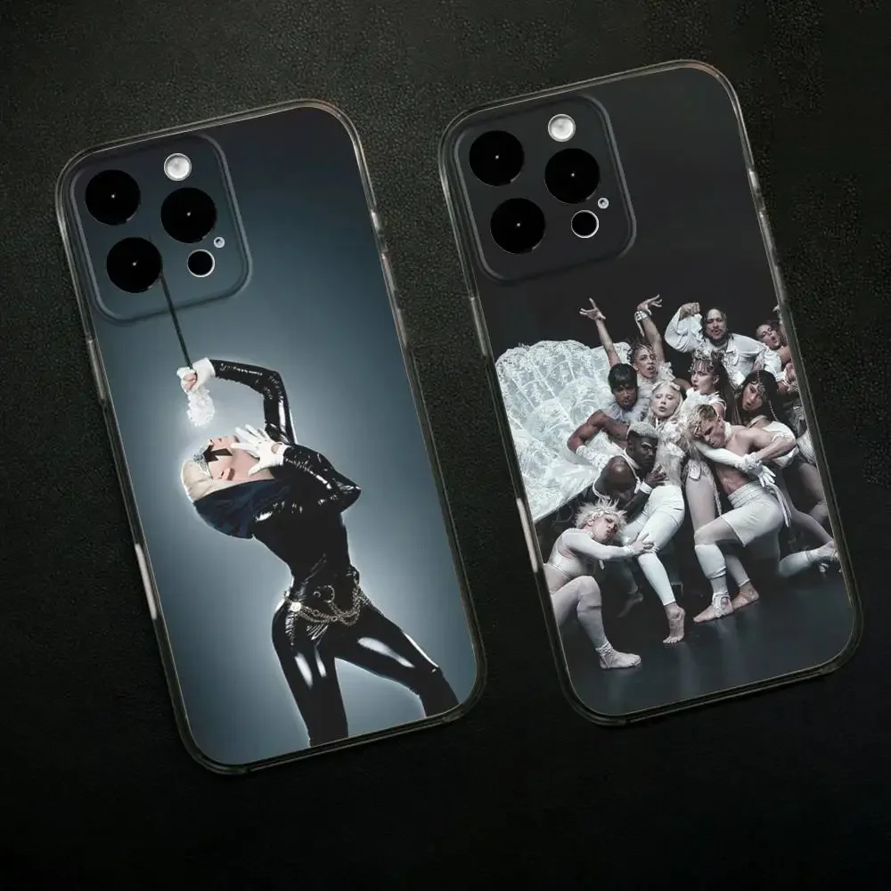 

LADY GAGA Abracadabra MAYHEM Phone Case For iPhone 16,15,14,13,12,11 Plus,Pro,Max,XR,XS,X,7,8 SE,Mini Transparent Silicone Soft
