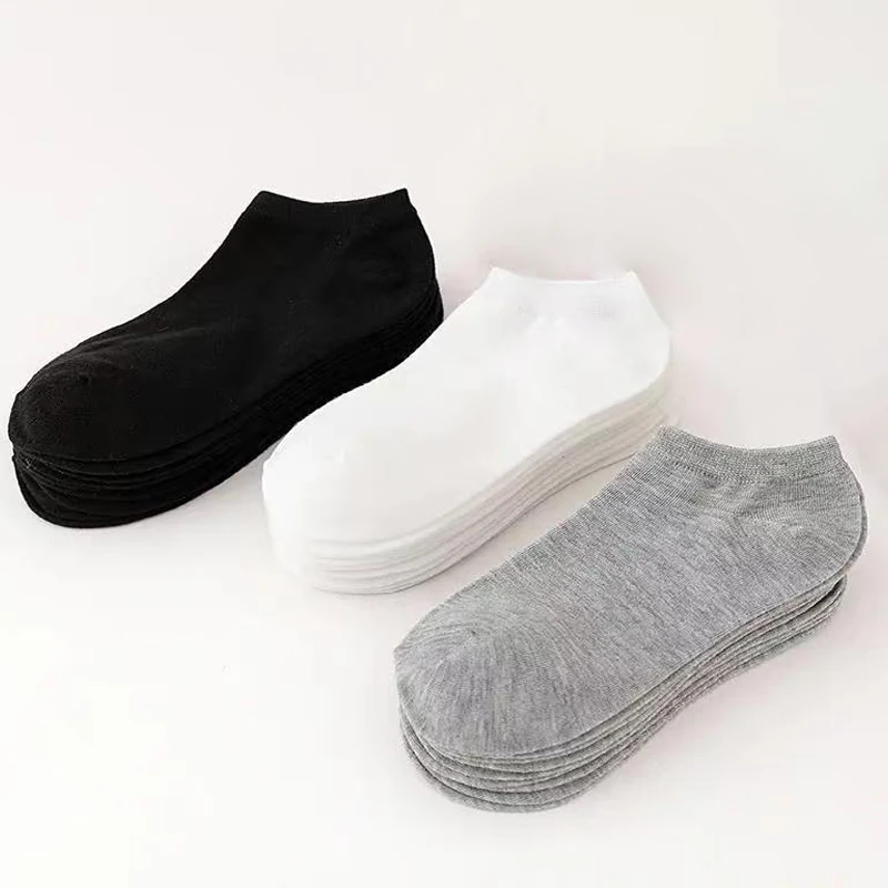 24 Paar schwarze, weiße und graue Kinder-Socken in Grundfarben, lässige Knöchelsocken, geeignet für Jungen und Mädchen für Frühling und Sommer – Detail 1
