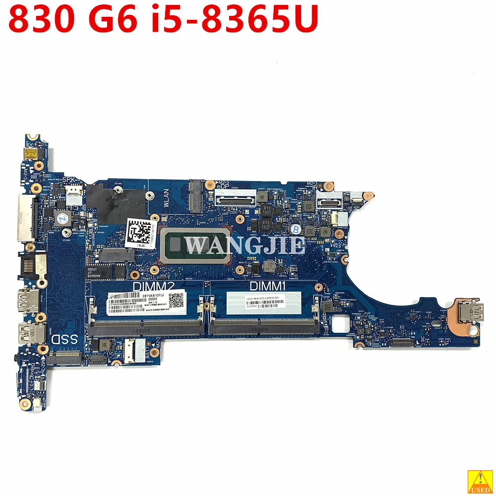 

For HP EliteBook 830 G6 Laptop Motherboard L60635-601 L60635-501 L60635-001 6050A3022401 With i5-8365U 100% Tested OK