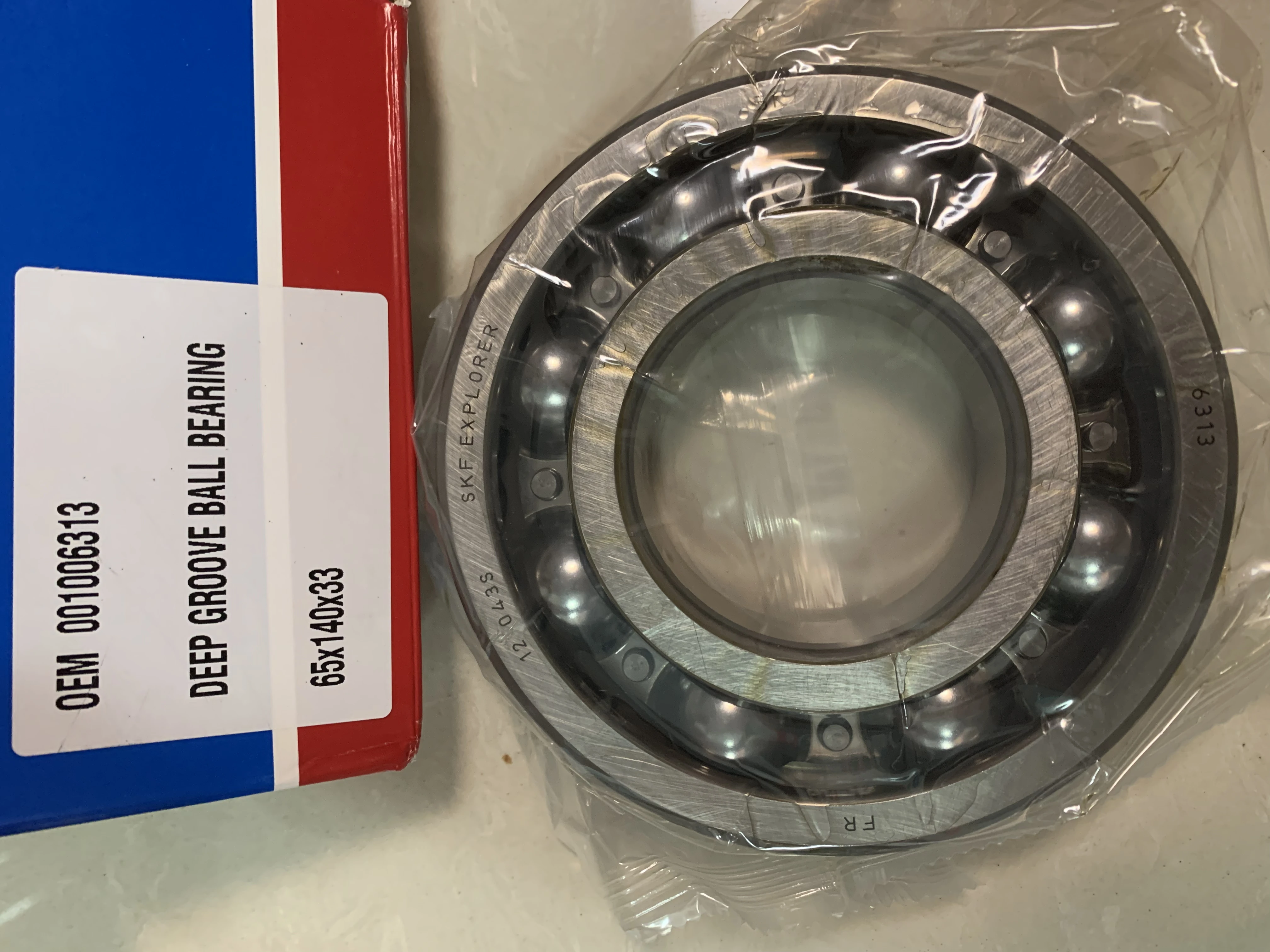 OEM:001006313 DEEP DEEP GROOVE BALL BEARING 65x140x33 For Putzmeister Transfer Box