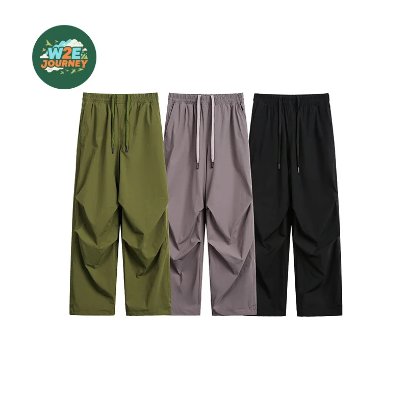 

W2EJOURNEY Top Quality EU US Size Outdoor Hiking Pants Travel Water-Resistant Mens Work Stretch Quick Dry Lightweight Pants