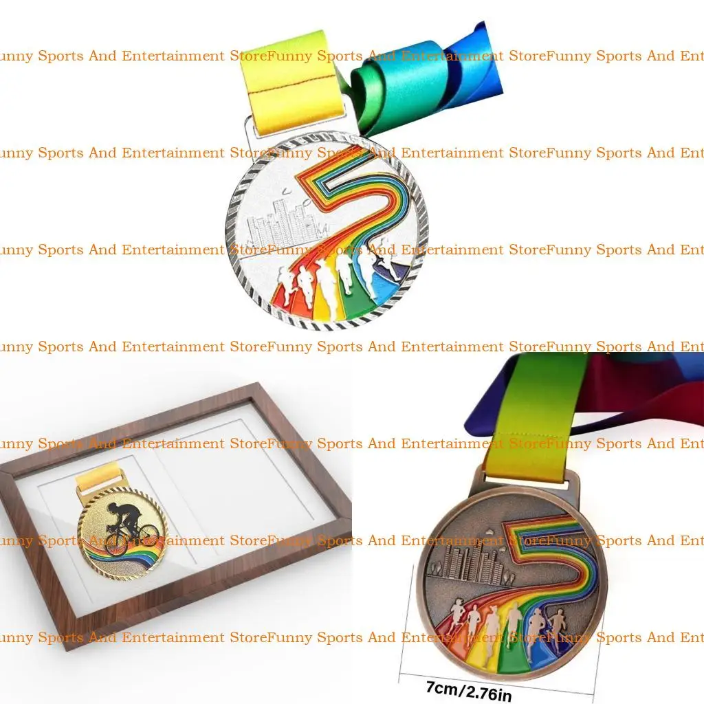 

C4DE Winner Medals Children Sport Metal Gold Silver Bronze Medals с лентой