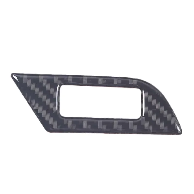 لتويوتا هايلاندر 2022-2025 لينة ألياف الكربون لوحة سيارة كروز سرعة التبديل لوحة ملصق مزخرفة اكسسوارات السيارات #4