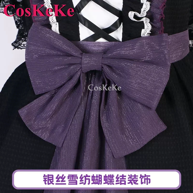 CosKeKe Akemi Homura Cosplay Anime Puella Magi Madoka Magica Costume Sweet Lovely Dress Halloween Party Role Play Clothing XS-XL