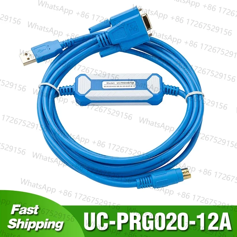 UC-PRG020-12A for Delta DVP PLC Programming Cable IFD6601 Download Line USB Convert RS232