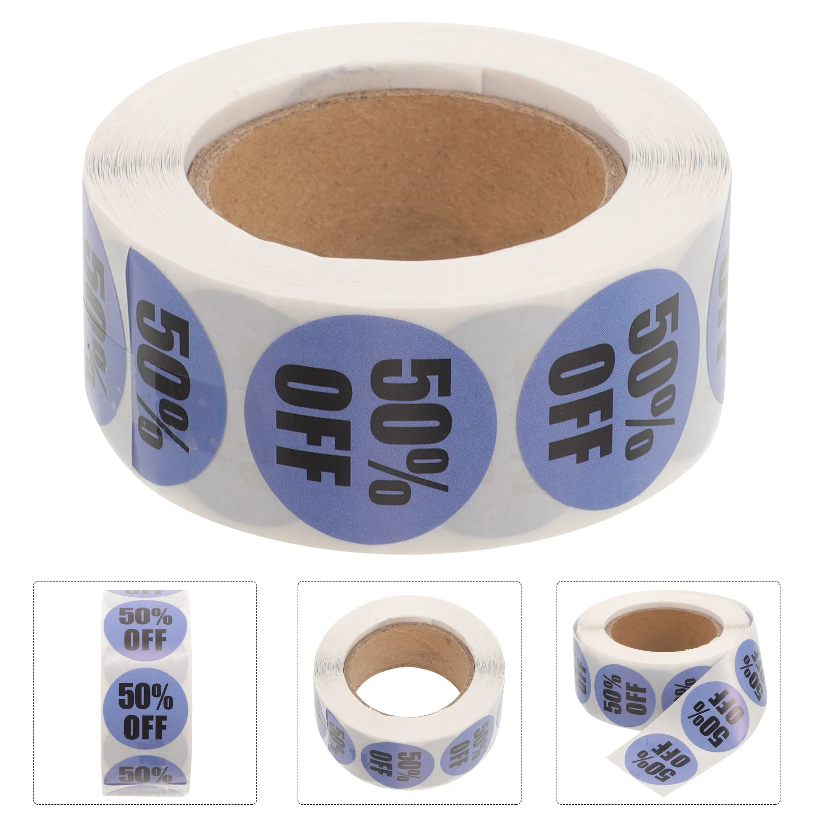 1 Roll Colored Circle Stickers Easy Peel Stick Resale Retail Clearance Labels Supermarket Merchandise Sale Display Tags