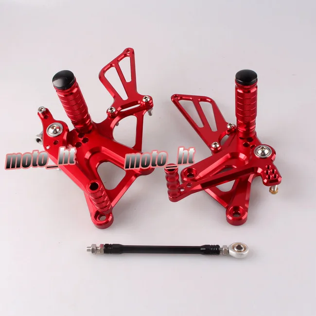 GZYF CNC Motorcycle Adjustable Rearset Rear Set Footpegs Foot Rest Peg For Honda CBR 250R CBR250R 2008 2009 2010 2011 2012 2013