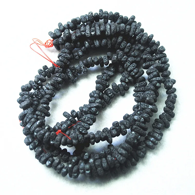 40CM Length Natural Lava Stone Chips Size 8-10MM For Women Bracelets Making Accessories Good Jewelry Designs