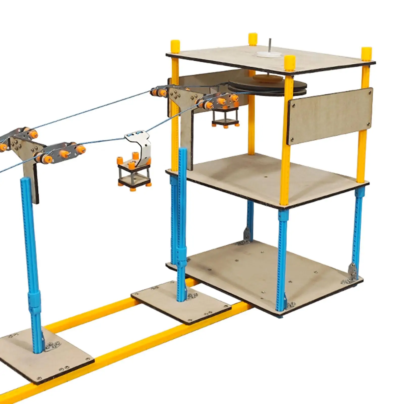 

Набор для экспериментов и обучения: Технология системы канатных дорог, деревянный обучающий комплект, игрушки STEM для самостоятельной сборки, для проектов DIY, для мальчиков и девочек