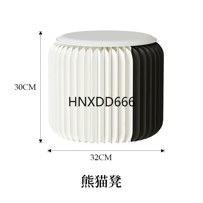 Household folding portable shoe changing stool, panda stool